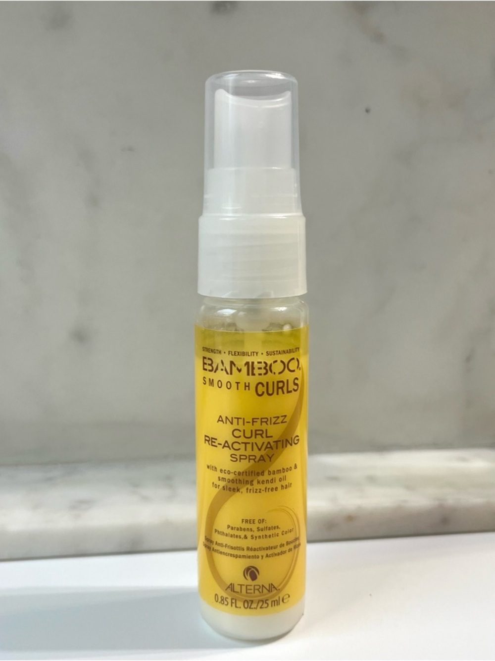 💜 Bamboo Smooth Curls, Anti Frizz Curl Re-Activating Spray NWOT